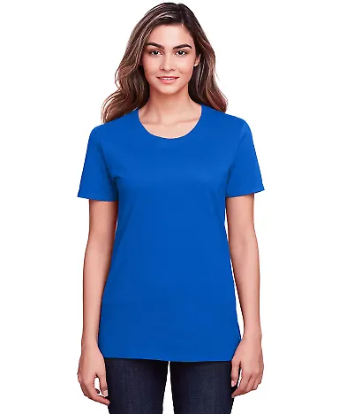 Fruit of the Loom IC47WR Women's Iconic T-Shirt Royal front view