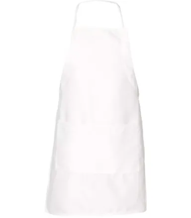 Liberty Bags 5509 Splatter Armor Apron WHITE front view
