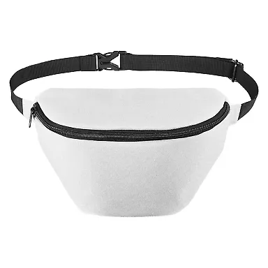 BAGedge BE260 Unisex Fanny Pack WHITE front view