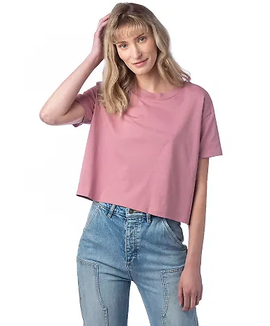 Alternative Apparel 5114C Women's Cotton Jersey Go in Whiskey rose front view