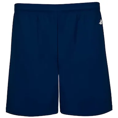 Badger Sportswear 4146 B-Core 5" Pocketed Shorts Navy front view
