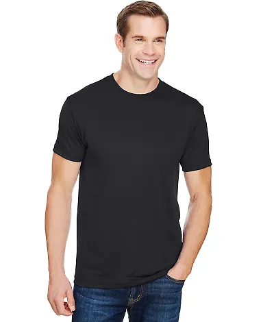 Bayside Apparel 5300 USA-Made Performance T-Shirt Black front view