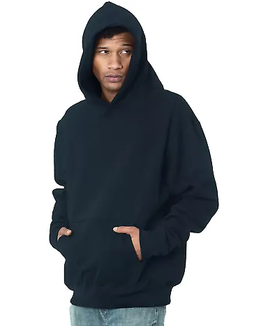 Bayside Apparel 4000 USA-Made Super Heavy Oversize in Navy front view