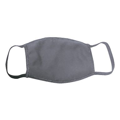 Bayside Apparel 1941 Youth USA-Made 100% Cotton Fa in Solid charcoal front view