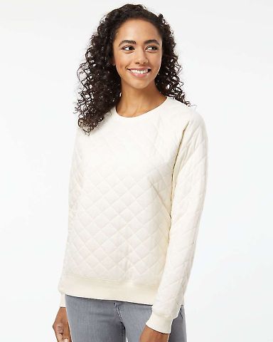 Boxercraft R08 Quilted Pullover in Natural front view