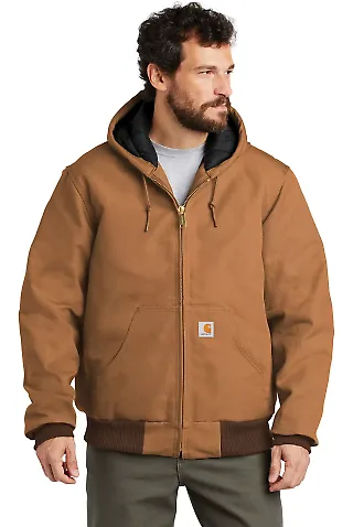 CARHARTT 103940 Carhartt    Quilted-Flannel-Lined  Carhartt Brown front view