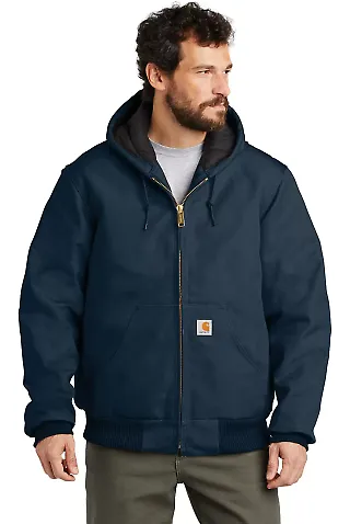 CARHARTT 103940 Carhartt    Quilted-Flannel-Lined  Dark Navy front view