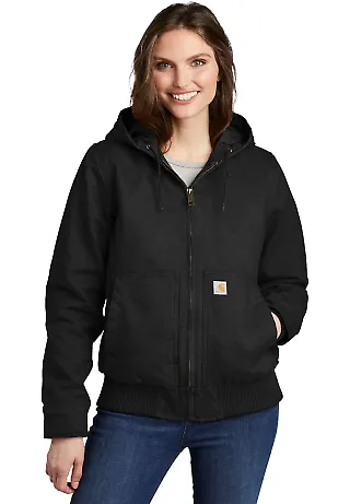CARHARTT 104053 Carhartt   Women's Washed Duck Act Black front view
