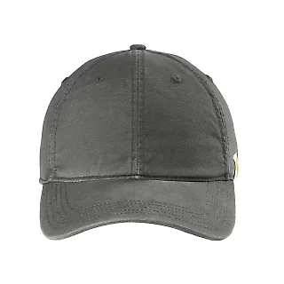 CARHARTT 103938 Carhartt Cotton Canvas Cap Gravel front view