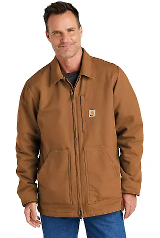 CARHARTT CT104293 Carhartt   Sherpa-Lined Coat CarharttBr front view