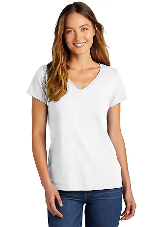 District Clothing DT5002 District   Women's The Co White front view