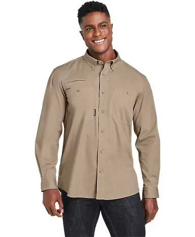DRI DUCK 4450T Craftsman Woven Shirt Rope front view