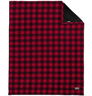 Eddie Bauer EB750 Woodland Blanket Radish/Blk front view