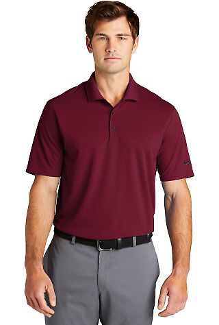 Nike NKDC1963  Dri-FIT Micro Pique 2.0 Polo in Teamred front view