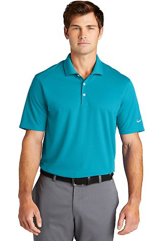 Nike NKDC1963  Dri-FIT Micro Pique 2.0 Polo in Tidalblue front view