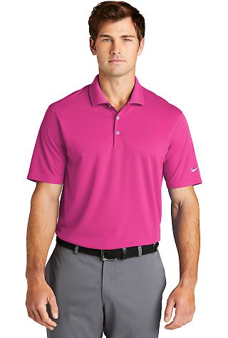 Nike NKDC1963  Dri-FIT Micro Pique 2.0 Polo in Vividpink front view