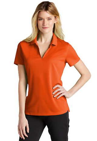 Nike NKDC1991  Ladies Dri-FIT Micro Pique 2.0 Polo in Brillorng front view