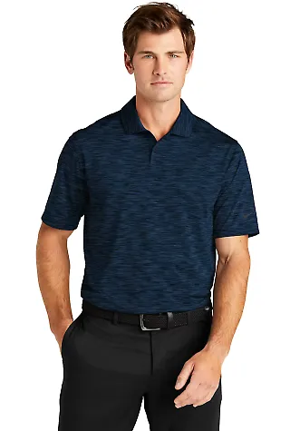 Nike NKDC2109 Dri-FIT Vapor Space Dyed Polo Navy front view