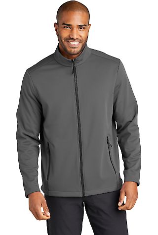 Port Authority Clothing J921 Port Authority Coll in Graphite front view