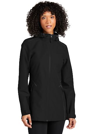 Port Authority Clothing L920 Port Authority Ladi in Deepblack front view