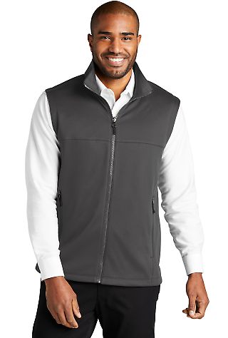 Port Authority Clothing F906 Port Authority Coll in Graphite front view