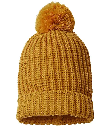 Richardson Marled Beanie - 130 Camel front view