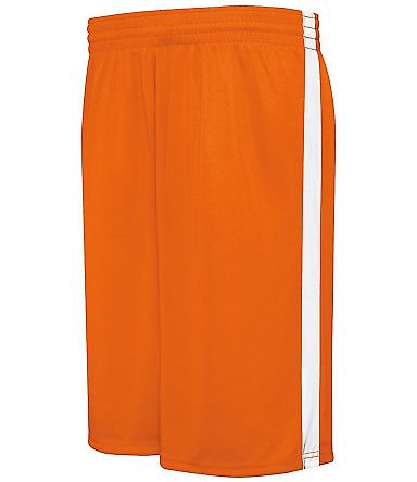 Augusta Sportswear 335870 Competition Reversible S in Orange/ white front view