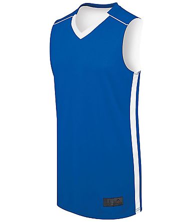 Augusta Sportswear 332400 Competition Reversible J in Royal/ white front view