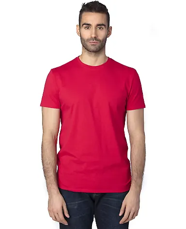 Threadfast Apparel 100A Unisex Ultimate T-Shirt in Red front view