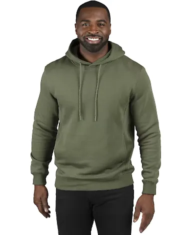 Threadfast Apparel 320H Unisex Ultimate Fleece Pul ARMY front view