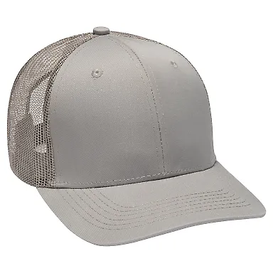 Adams Hats PV112 Adult Eclipse Cap GREY/ GREY front view