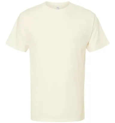 M&O Knits 4800 Gold Soft Touch T-Shirt in Natural front view