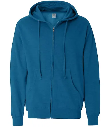 SS4500Z - Independent Trading Co. Basic Full Zip H Royal Heather front view