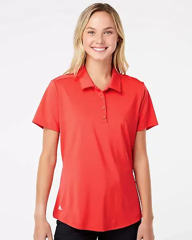 Adidas Golf Clothing A515 Women's Ultimate Solid P Real Coral front view