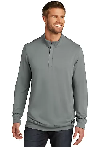 Travis Mathew TM1MU419 TravisMathew Newport 1/4-Zi QuiShaGrey front view