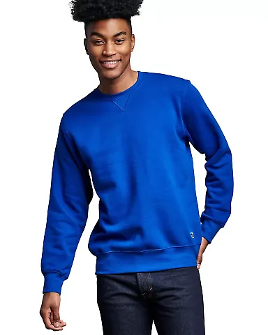 Russel Athletic 82RNSM Unisex Cotton Classic Crew  in Royal front view