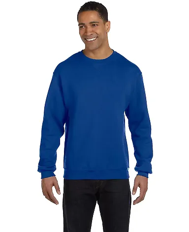Russel Athletic 698HBM Unisex Dri-Power® Crewneck in Royal front view