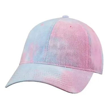 Sportsman SP400 Tie-Dyed Dad Cap Cotton Candy front view