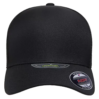 Yupoong-Flex Fit 5511UP Unipanel Cap in Black front view
