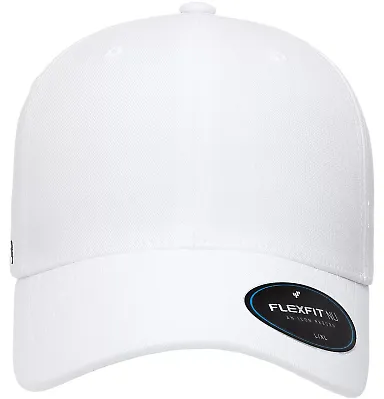 Yupoong-Flex Fit 6100NU Adult NU Hat in White front view