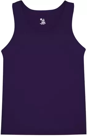 Alleson Athletic 2662 Youth B-Core Tank Top Purple front view