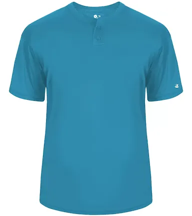 Alleson Athletic 2930 B-Core Youth Placket Jersey in Electric blue front view