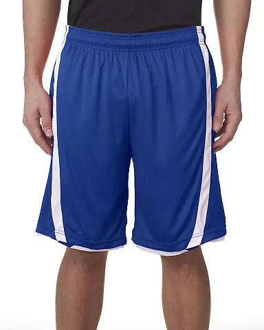 Alleson Athletic 7244 B-Core B-Slam Reversible Sho Royal/ White front view