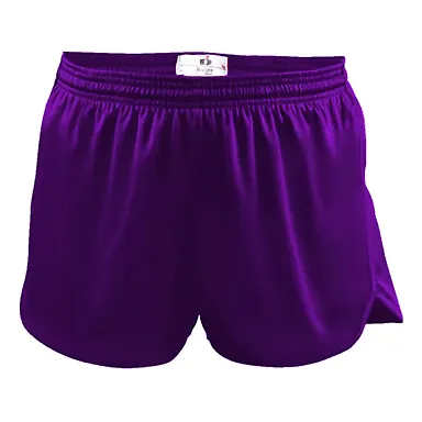Alleson Athletic 7278 Women's B-Core Track Shorts Purple front view