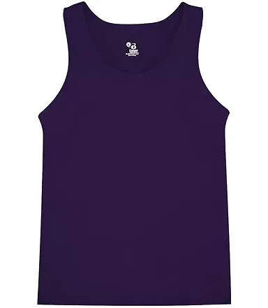 Alleson Athletic 8662 B-Core Tank Top Purple front view