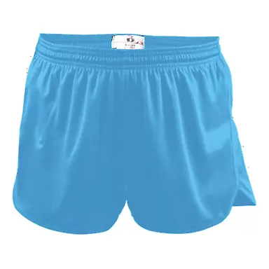 Alleson Athletic 2272 Youth B-Core Track Shorts Columbia Blue front view