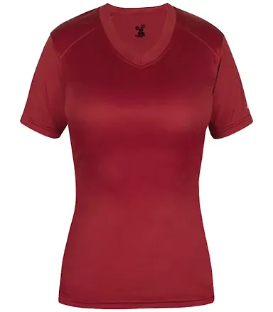 Alleson Athletic 6462 Ultimate SoftLock™ Women's in Red front view