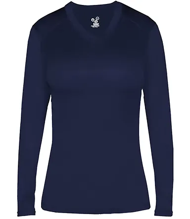 Alleson Athletic 6464 Ultimate SoftLock™ Women's Navy front view