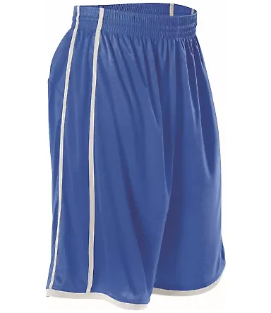 Alleson Athletic 535P Basketball Shorts Royal/ White front view