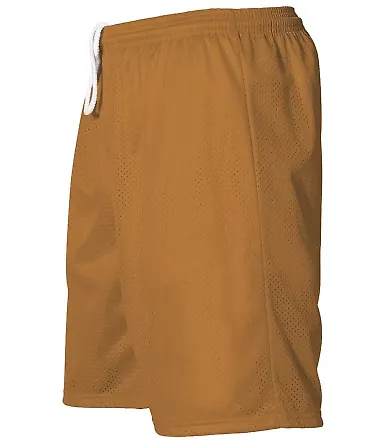 Alleson Athletic 566PY Youth Extreme Mesh Shorts Texas Orange front view